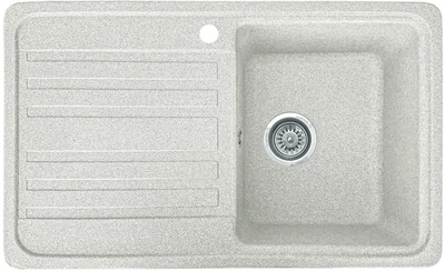 Мойка кухонная, прямоугольная, композитная Valetti 17L 76х46см Терра