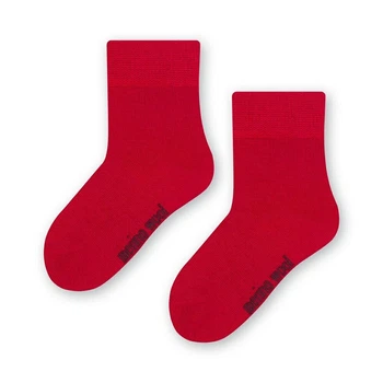Дитячі теплі шкарпетки Steven Merino Wool червоні 23-25р