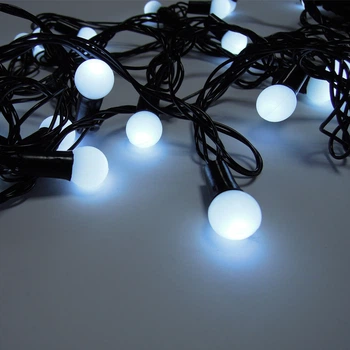 Гирлянда NikoLED Шарики внутренняя 36 led белый цвет (2999)