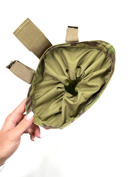 Тактическая военная сумка сброса для магазинов на 6 магазинов 30х30 см Мультикам