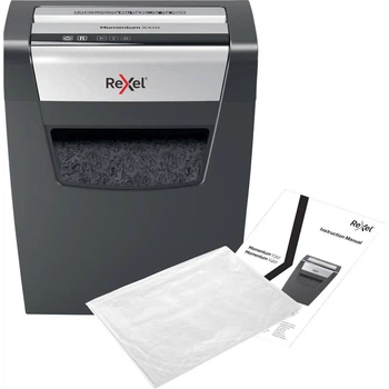 Шредер Rexel Momentum X410, 4x28 мм, 10 листов, 23 л (2104571EU) 5028252523240