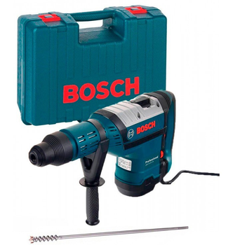 Перфоратор Bosch Professional GBH 8-45 DV в чемодане с проломным буром SDS-max-9 45х850х1000 мм (0611265000+1618596456)