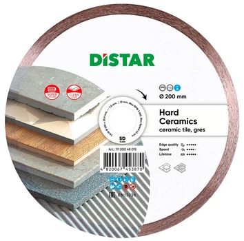 Алмазный диск Distar по керамике 200x1,6x10x25,4 мм (11120048015)