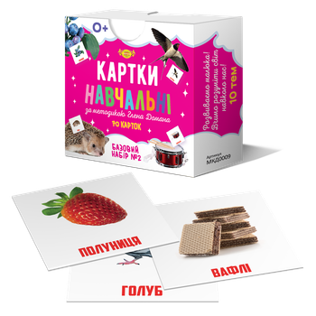 Картки Гленна Домана. Базовий набір №2. 70 шт., 10 тем (Укр) (МКД0009)