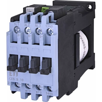 Контактор ETI CES 9.10 24V DC 3P 9A 4kW 3NO+1NO силовий 4646514
