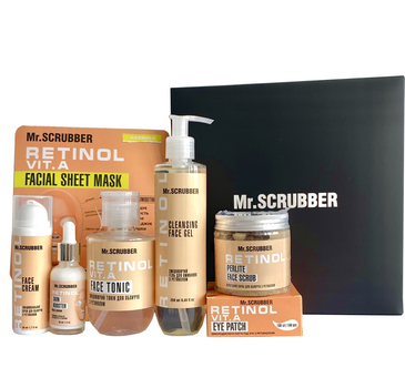 Подарочный набор косметики по уходу за лицом с ретинолом Mr.Scrubber Retinol Box