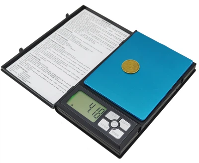 Электронные ювелирные весы в виде блокнота Domotec 0,01-500 гр (902786)