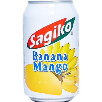 Напиток негазированный с соком банана и манго Sagiko 320мл
