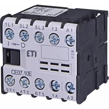 Контактор мініатюрний ETI CE07.10 230V 7A 3kW 3NO+1NO (4641023)