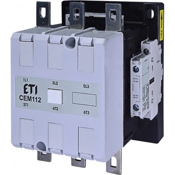 Контактор ETI CEM 112.22 230V AC 3P 112A 55kW 3NO+(2NO+2NC) силовой 4653143