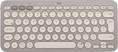 Клавіатура бездротова Logitech K380 Multi-Device Bluetooth UA Sand (920-011165)