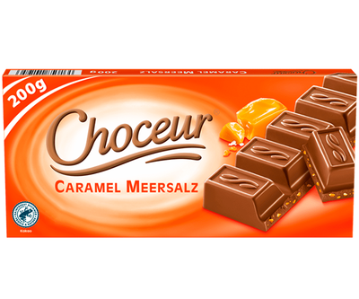 Молочный шоколад Choceur Caramel Meersalz 200 гр