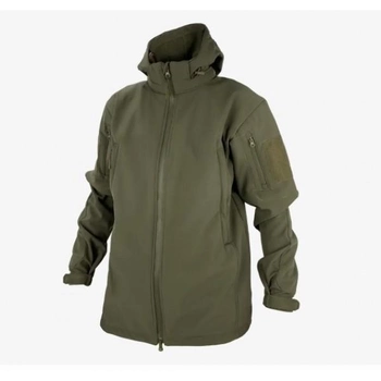 Військова тактична куртка Soft Shell весна - осінь ТТХ олива 58 р, зріст 182