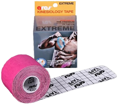 Кінезіо тейп Ares Extreme 5x5 (Pink)