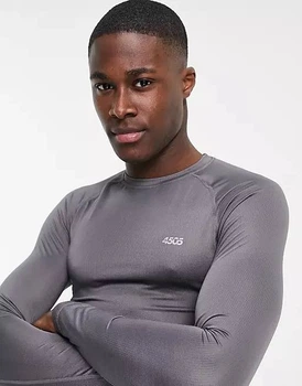 Компресійна чоловіча футболка з довгим рукавом ASOS 4505 icon L