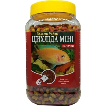 Корм для рыб Цихлида Мини банка 200 г