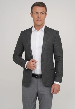 Пиджак Trend Collection 2040 серый точка (BLACK) 56