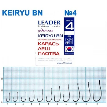 Гачок самопідсікаючий Leader Keiryu BN № 4