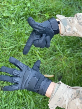 Військові тактичні рукавички Blackhawk Чорні L