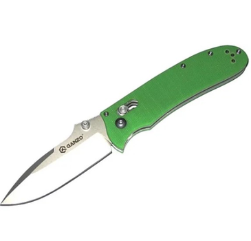 Ніж складний кишеньковий, універсальний Axis Lock Ganzo G704-LG Light Green 200 мм