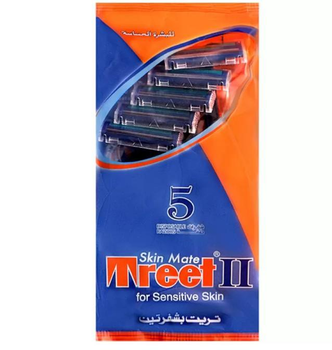 Бритва для гоління Treet ll одноразова 2 леза 5 шт