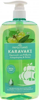 Шампунь для жирных волос Karavaki Греческий виноград и шалфей 600 мл