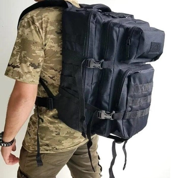 Рюкзак тактический 40л Oxford 600D, Черный