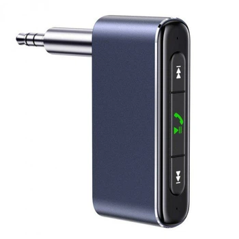 Bluetooth ресивер с аккумулятором Usams US-SJ519 3.5DC Mini Car Wireless Audio Receiver BT5.0 Grey KT