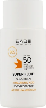 Babe Laboratorios - Cонцезахисний супер флюїд SPF 50 для всіх типів шкіри 50ml (931173-19669)