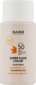 Babe Laboratorios - Cонцезахисний суперфлюїд ВВ SPF 50 з тонувальним ефектом 50ml (931181-1740)