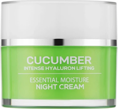 Ночной крем "Гилаурон + экстракт огурца" - BioFresh Cucumber Essential Moisture Night Cream 50ml (1117855-81807)