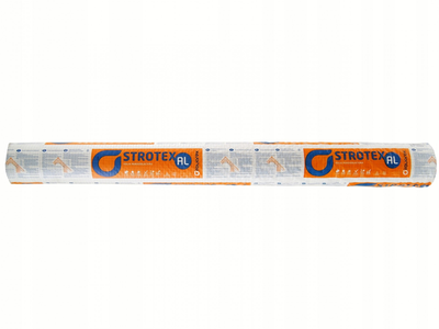 Пароізоляційна плівка STROTEX AL 90 фольгована алюмінієва пароізоляція паробар'єр єр стротекс