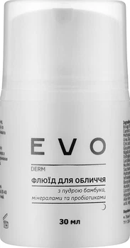 Флюид для лица с пудрой бамбука, минералами и пробиотиками - EVO derm 30ml (1061929-68430)