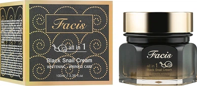 Восстанавливающий крем-эссенция с муцином черной улитки - Facis All-In-One Black Snail Cream 100ml (853960-4847)