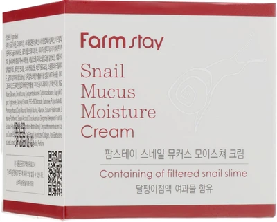 Зволожуючий крем з екстрактом равлика - FarmStay Snail Mucus Moisture Cream 50ml (699417-1738)