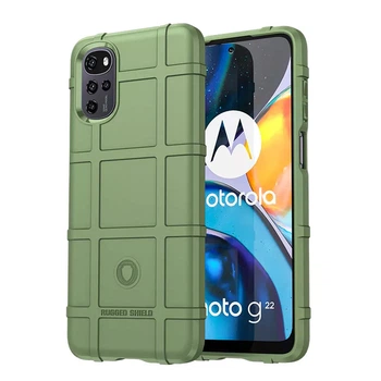 Чохол Lenuo Rugged Shield для Motorola Moto G22 / E32 Green