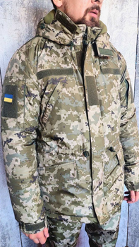 Бушлат зимовий військовий Пиксель (куртка військова зимова) 56 розмір ЗСУ (338120)