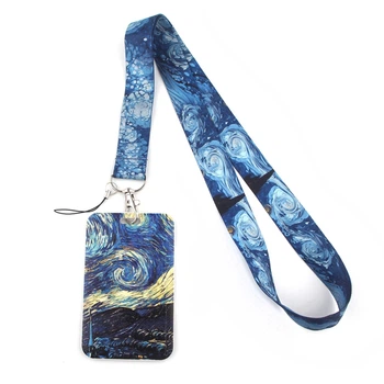 Офісний бейдж на шию Chansin Starry Night Вертикальний (55593529)