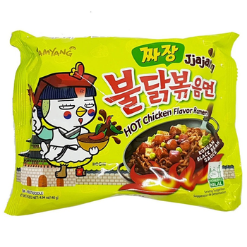 Локшина рамьон дуже гостра Бульдак Jjajang Samyang 140г