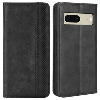Чехол-книжка Deexe Retro Style для Google Pixel 7 - Black