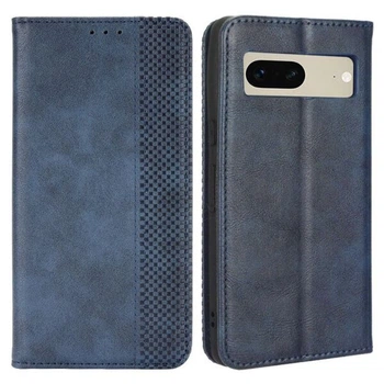 Чехол-книжка Deexe Retro Style для Google Pixel 7 - Blue
