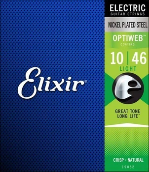Струны для электрогитары Elixir Nickel Plated Steel OptiWeb Coating Light 10-46 (EL OW L)