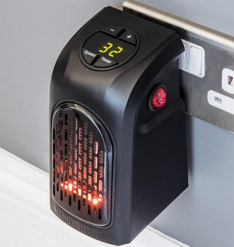Міні обігрівач в розетку Handy Heater 400W для дому та офісу (R131876)