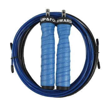 Скакалка скоростная для кроссфита UP & FORWARD Speed Rope PRO+ UF3400 Blue