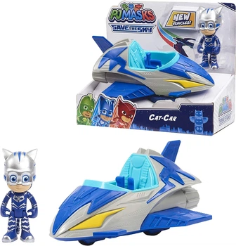 Игровой набор PJ Masks Catboy, Cat-Car Герои в Масках Машинка Кэтбоя с фигуркой (95821)