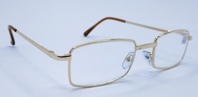 Металлические очки для зрения стекло VeeTon золотистый 9033 +2,0