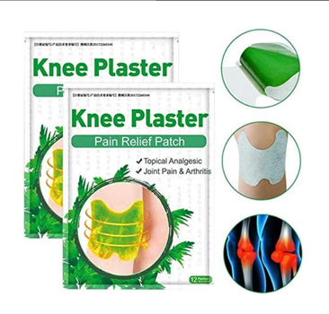 Обезболивающий пластырь для колена Knee Patch, 12 шт/1 уп (KG-5513)