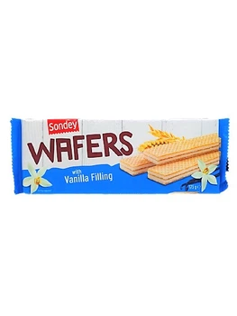 Вафлі Sonday Vanilla Filling з ванільним смаком, 175 г