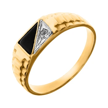 Кольцо мужское Diamant К0970 (531547) 21.0