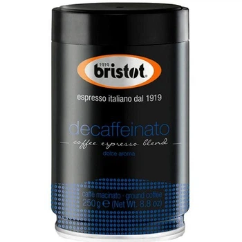 Молотый кофе Bristot Decaffeinato (без кофеина) 250 г